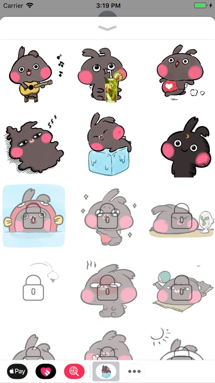 Summer Bunny Animated Stickers screenshot-4