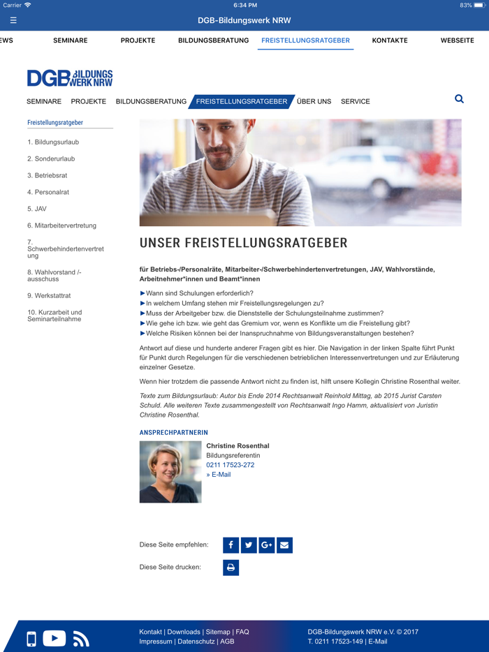 DGB Bildungswerk NRW Seminare