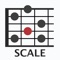 This simple guitar scale app gives you a more practical approach to learn guitar scales