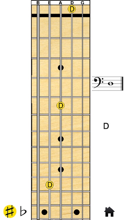 5 String Bass Note Legend screenshot-3