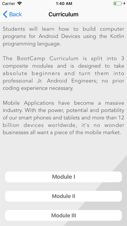 Mobile Development BootCamp