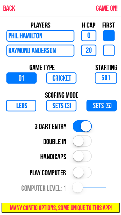 Russ Bray Darts Scorer screenshot1