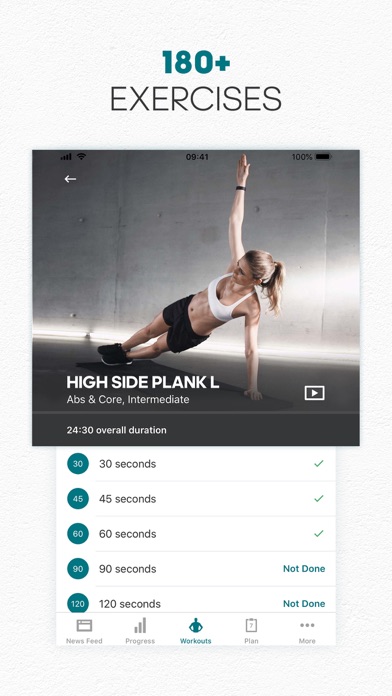 Runtastic Results: Workout & Fitness Exercises Screenshot 2