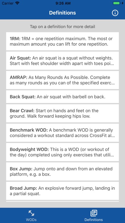 WOD Generator