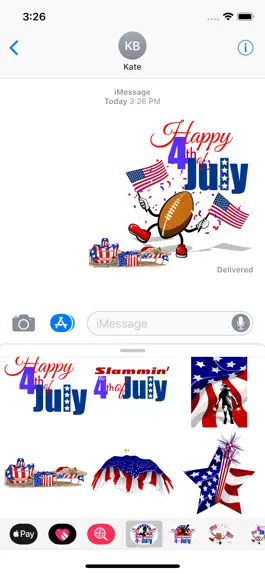 Game screenshot Football 4th of July Stickers hack