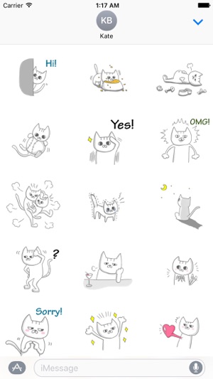 Kitten And Mother Cat Sticker(圖2)-速報App