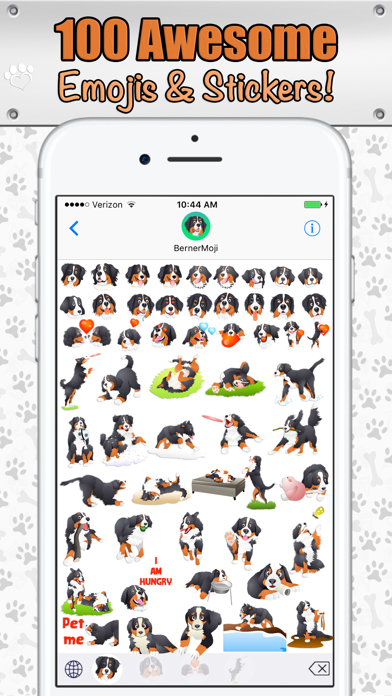 BernerMoji - Bernese Mountain Dog (Berner) Emojis Screenshot 3