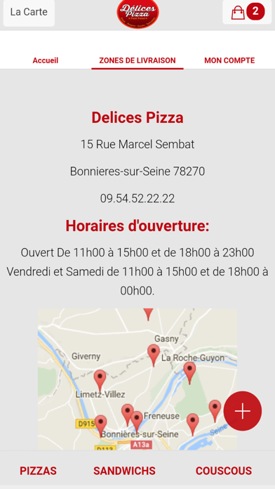 Delices Pizza Bonnieres screenshot 4