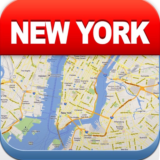 ニューヨークオフラインマップ—都市、地下鉄、空港