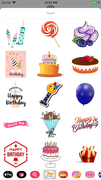 Happy Birthday Card Greets Emo