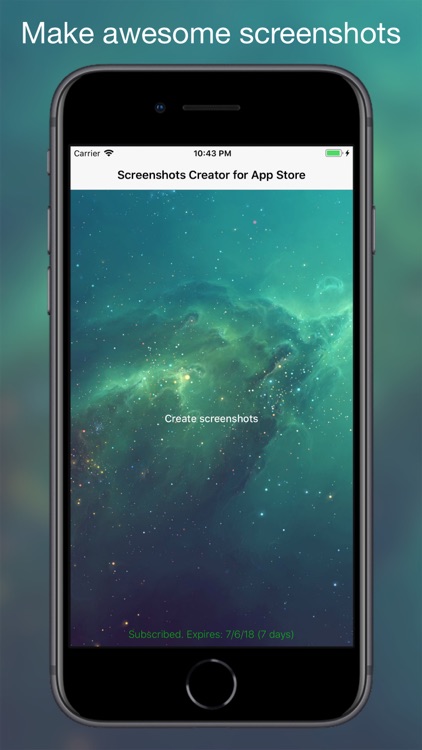 Screenshots Creator for iPhone