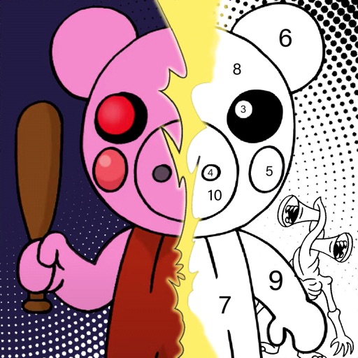 RoboxColor - Piggy Coloring Icon
