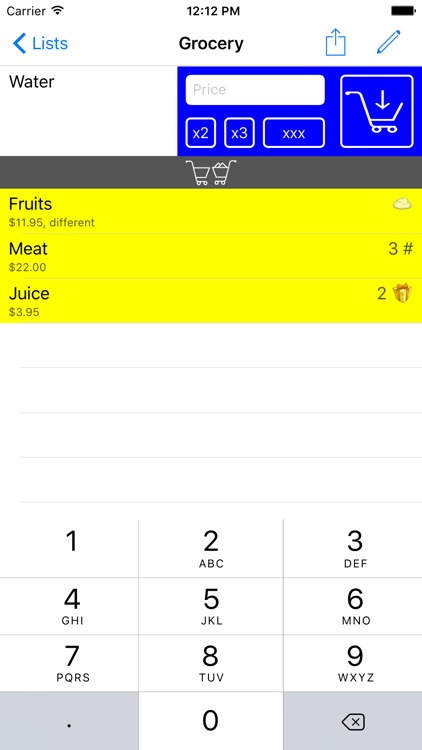List 1# Shopping for every day