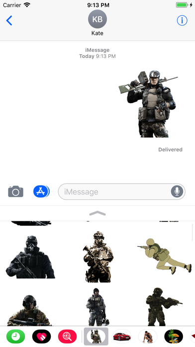Military Set Stickers screenshot 2