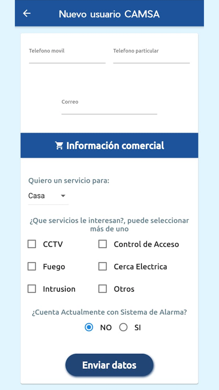 Central de Alarmas Movil