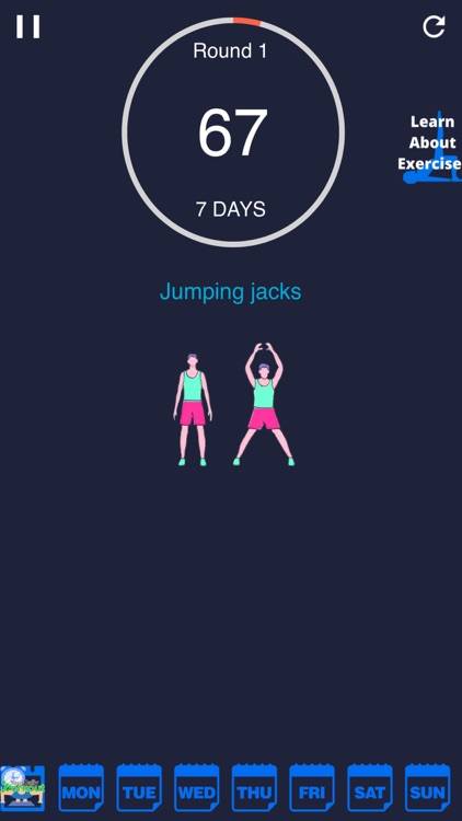 7 Days Home Workout screenshot-3