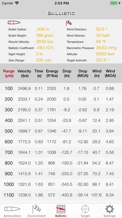 SBC - Ballistic calculator screenshot-8