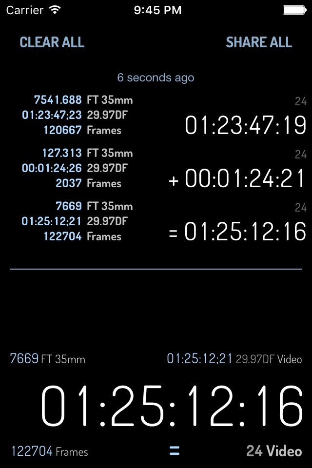 Timecode screenshot 2