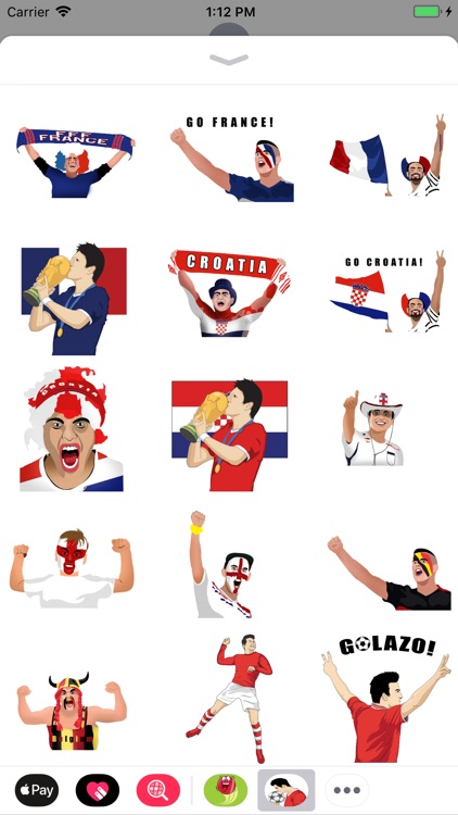 Soccer/Football Emoji Stickers