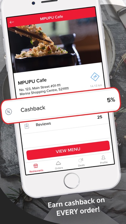 MPUPU - F&B Cashback Ordering