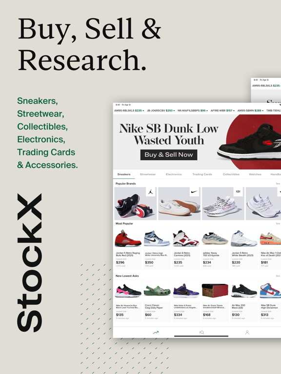 StockX- Access the Now Ipad images