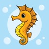 Bubble Seahorse Stickers