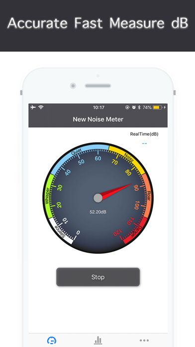 Decibel N - New dB Noise Meter screenshot 2