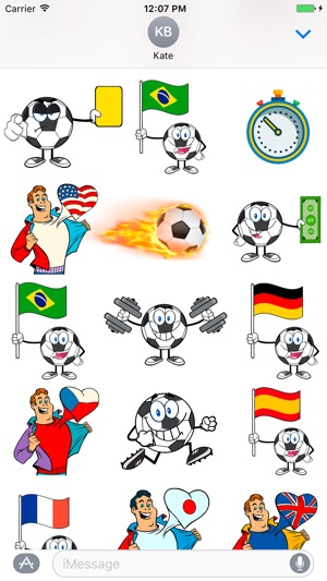 Soccer Football Emoji Stickers(圖2)-速報App