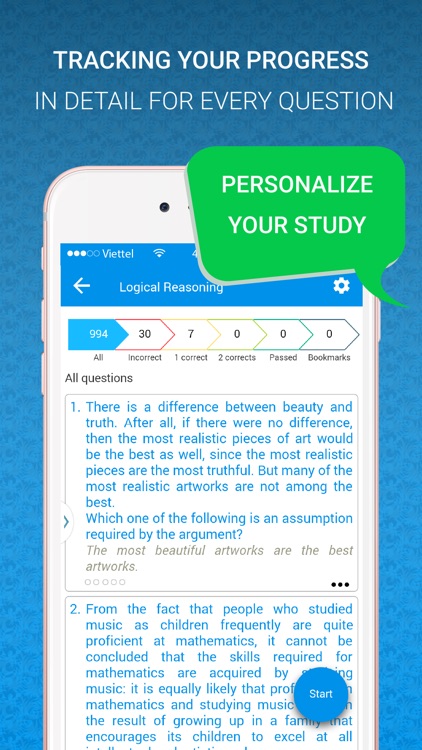 LSAT practice test