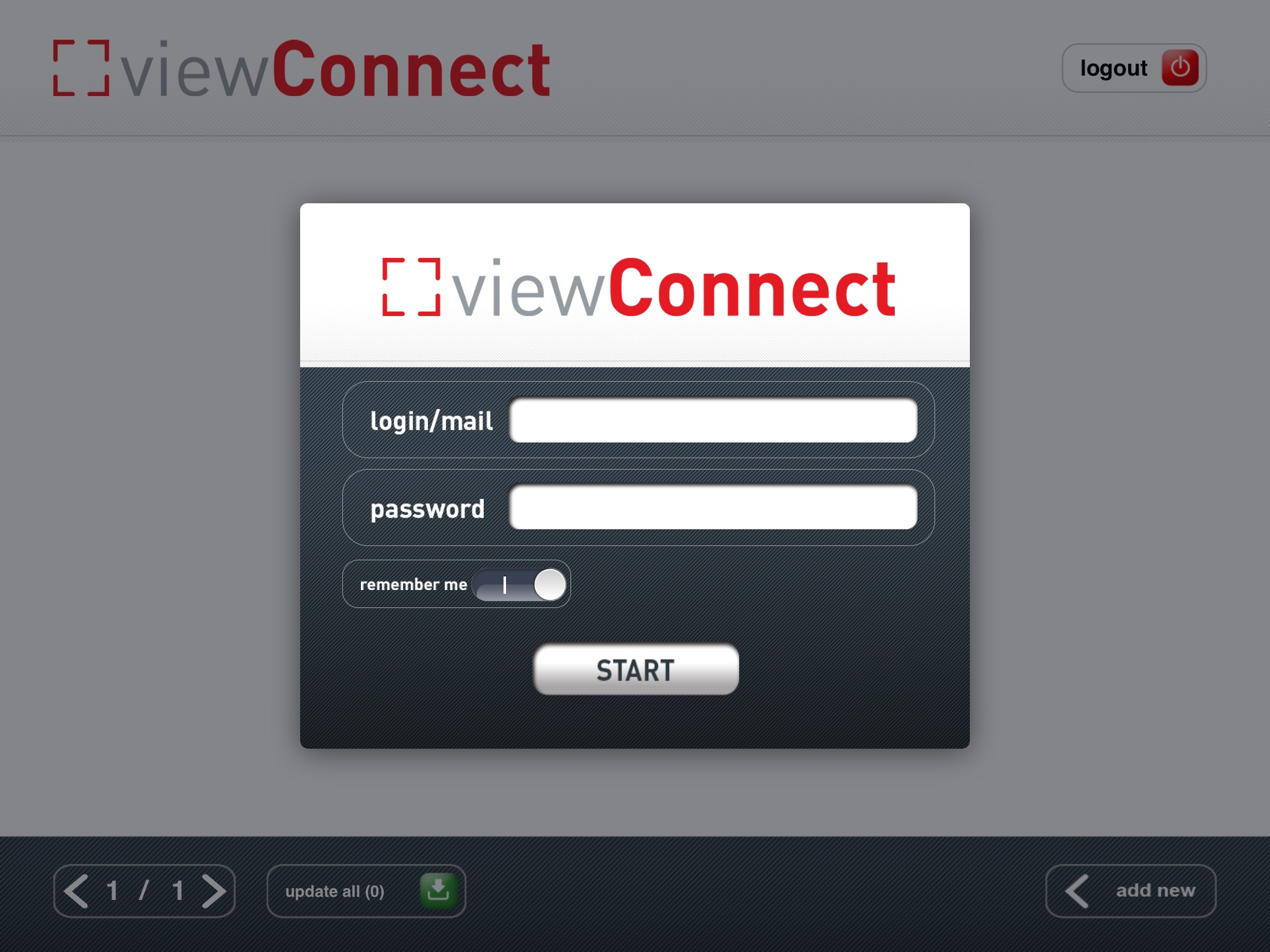 viewConnect screenshot 2