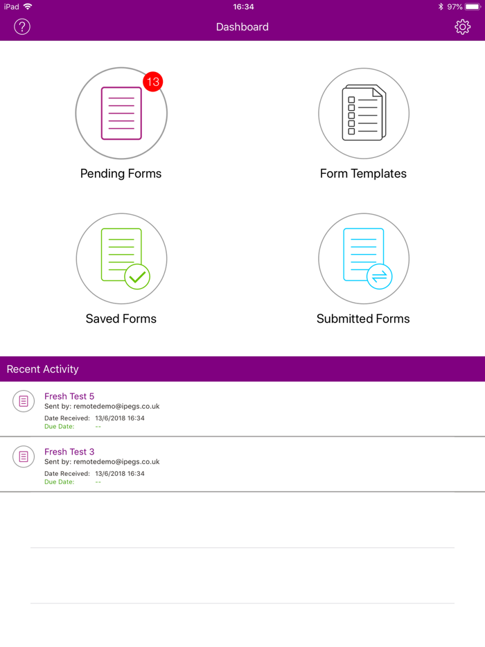 iPEGS Remote - Form App