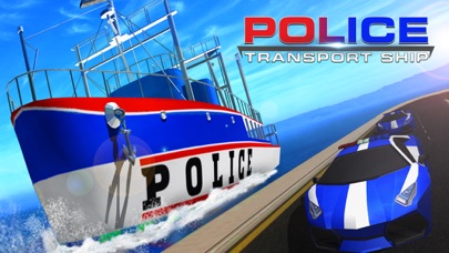 警察船輸送ゲーム - 自動車運転シミュレータのおすすめ画像1