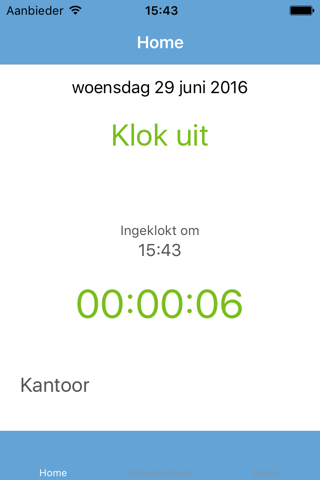 Werkdagen Tijd App screenshot 3