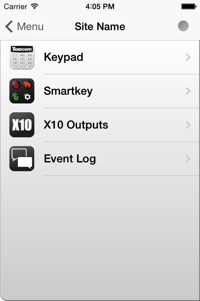 Texecom Keypad App screenshot 3
