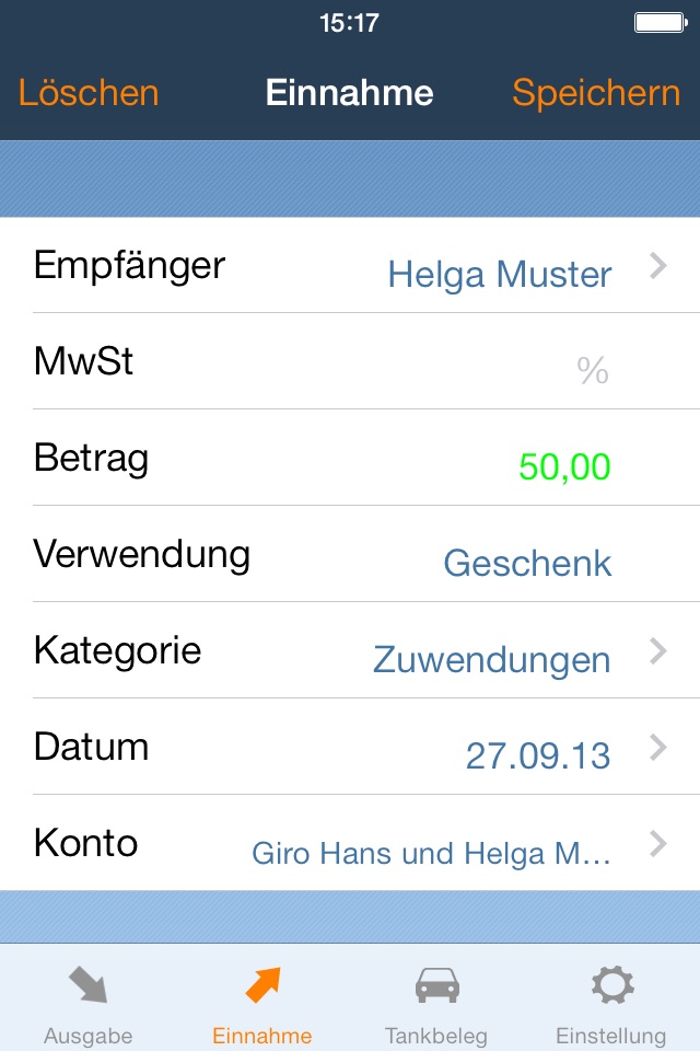 WISO Mein Geld Belegerfassung screenshot 2
