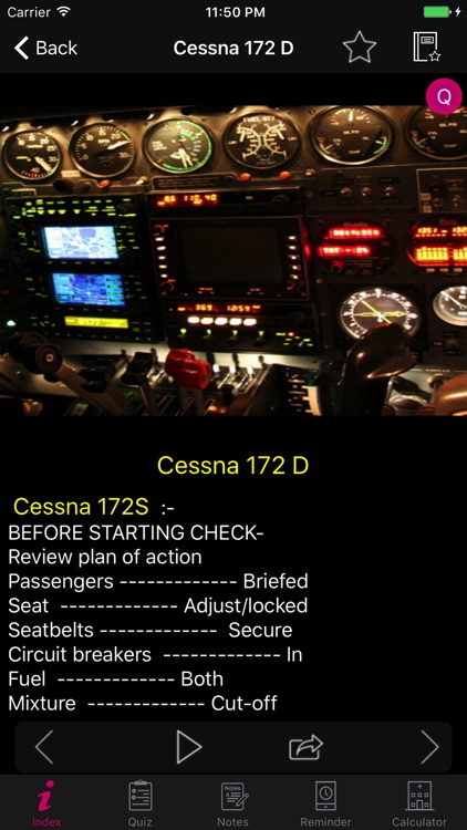 Cessna Checklist Pilot Pro screenshot-3