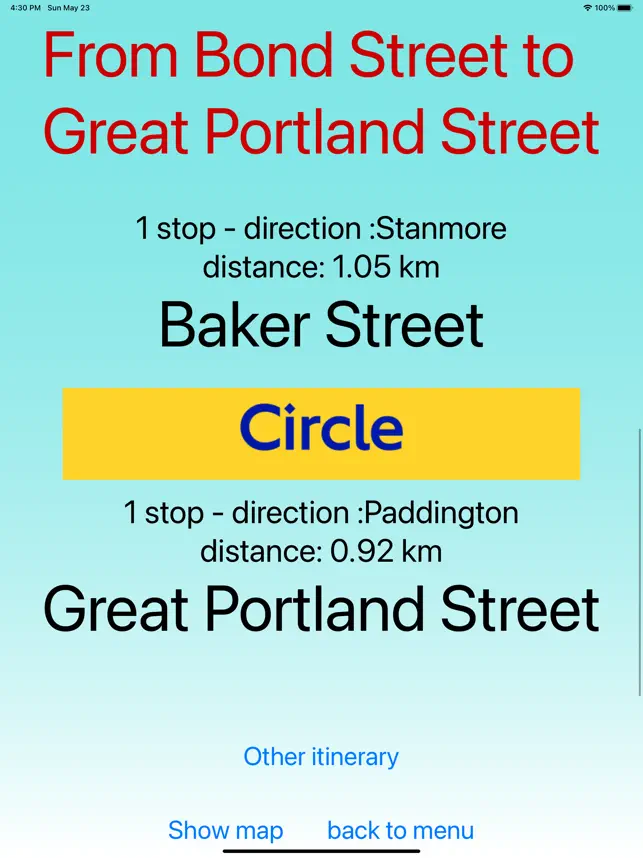 Screenshot 2 London Underground iphone