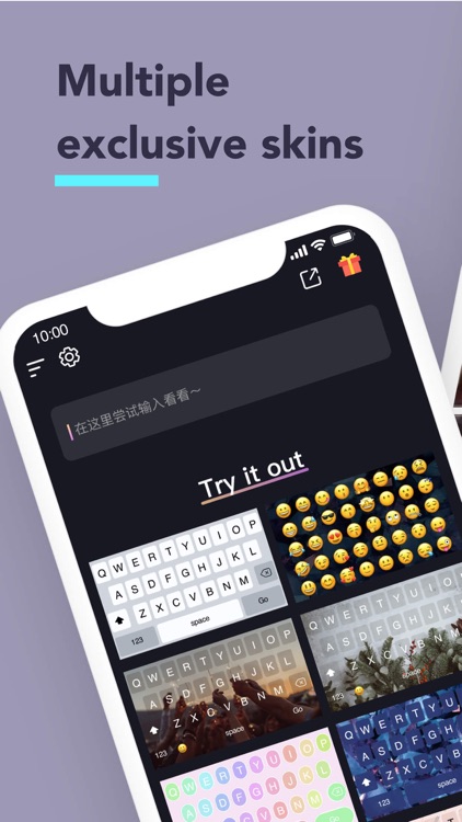 Fonts - Keyboardskins & emoji screenshot-0