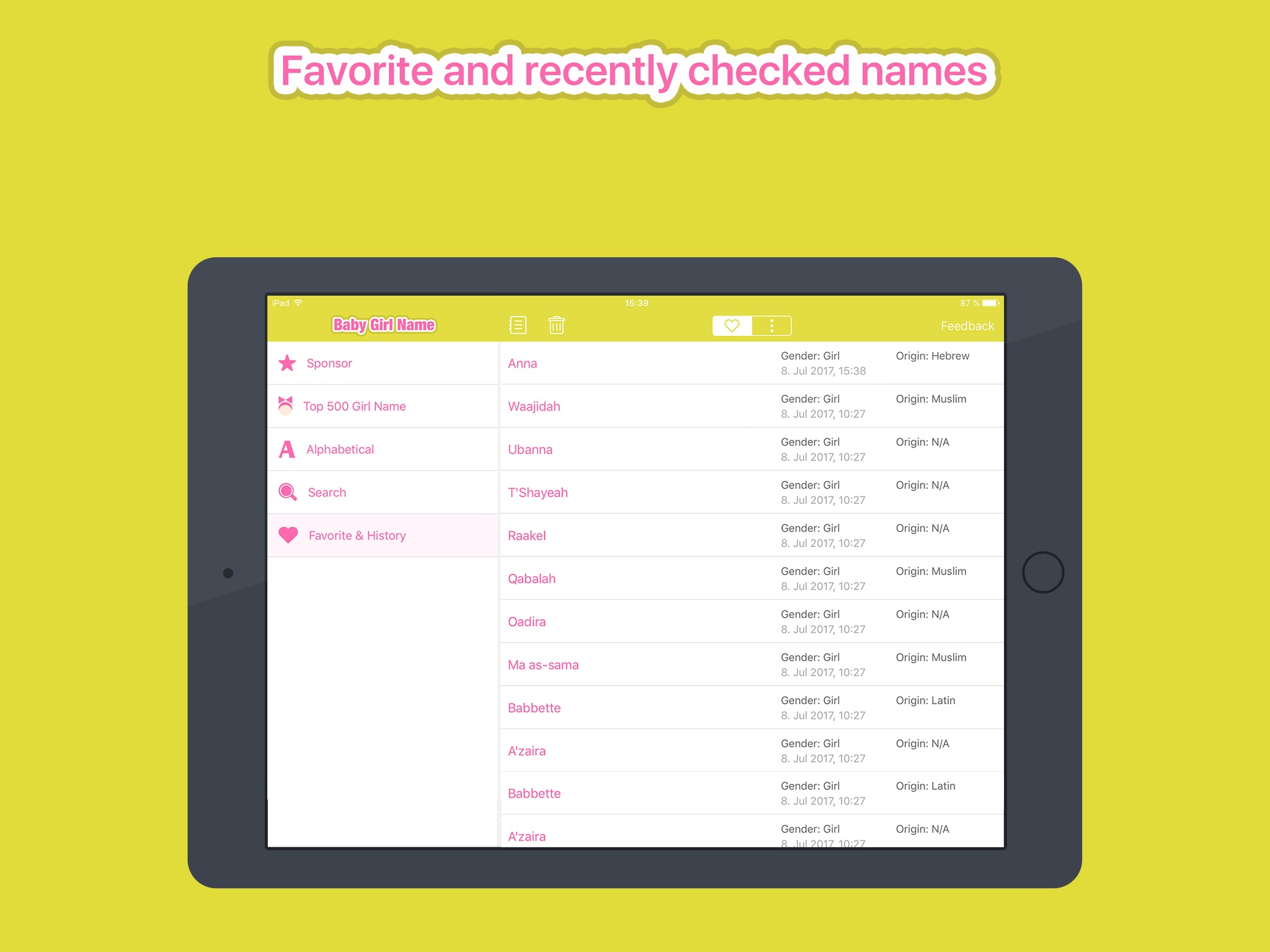 Baby Girl Name Assistant screenshot 3