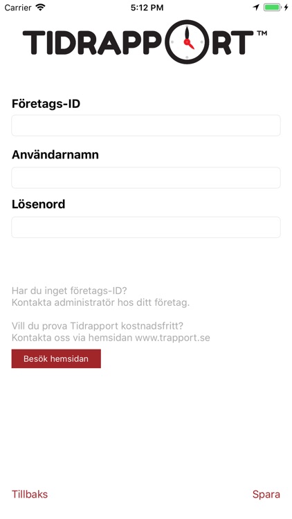 Kimsoft Tidrapport