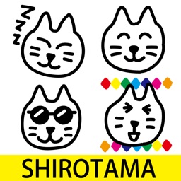 SHIROTAMA Cat 2 Sticker