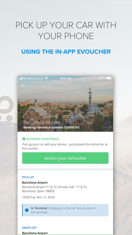 Rentalcars.com Car rental App