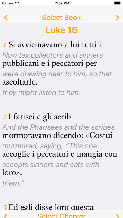 Italian-English Bible screenshot 3