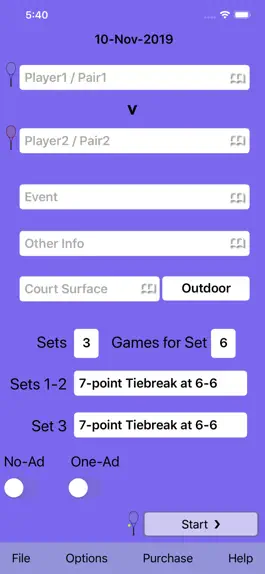 Game screenshot ProTracker Tennis apk
