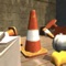 Let's escape from the room full of triangular cones (color cones, load cones, traffic cones)