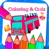 Quiz & Coloring book