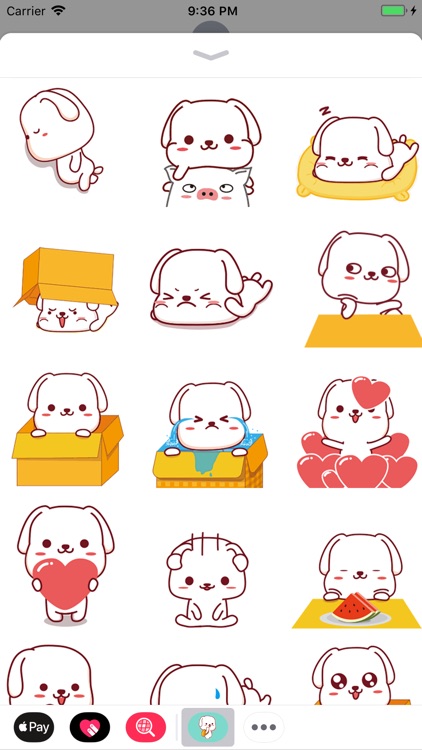 Labrador Dog Animated Stickers