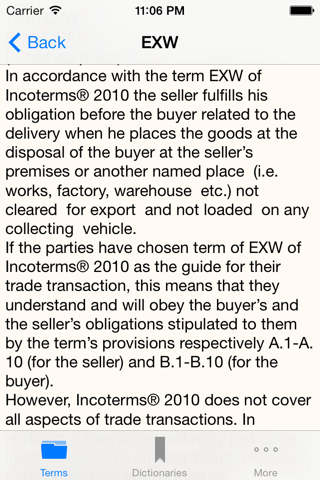 Incoterms®2010 & Contracts screenshot 3