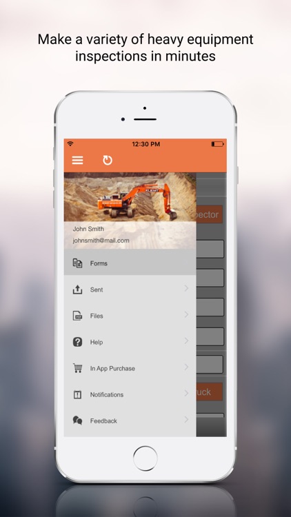 Heavy Equipment Inspection App