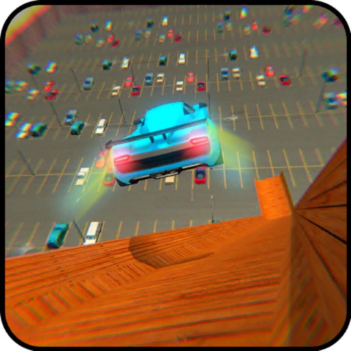 Mega Ramp Flying Car Parking icon